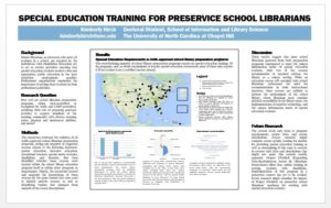 Special Education Training for Preservice School Librarians Poster